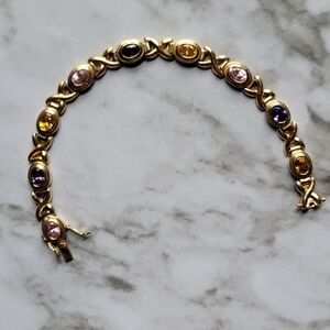 Wen Gold Tone Rhinestone Bracelet